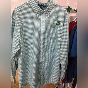 Green Checkered Men's Shirt